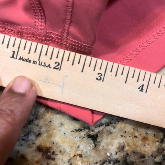 NIKE Women Small 3" Pro Short Pink White Tan Workout Training Gym Dri Fit - Picture 3 of 6